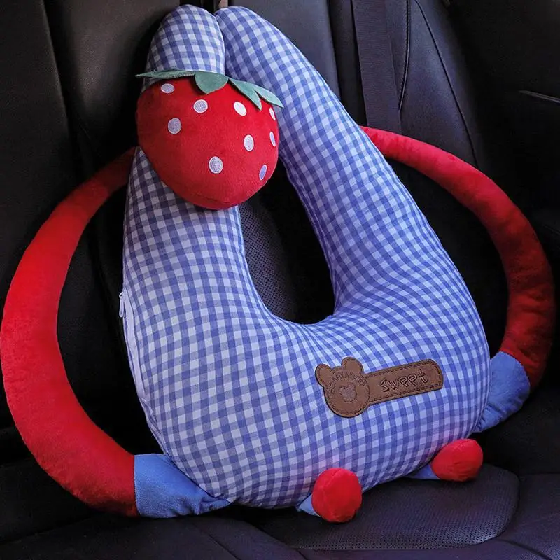 Car Neck Pillow with Seat Belt Safety Sleep Kids Aid Prevent Leaning Head Back Seat Sleeping Comfort During Long Distance Travel
Car Neck Pillow with Seat Belt Safety Sleep Kids Aid Prevent Leaning Head Back Seat Sleeping Comfort During Long Distance Travel