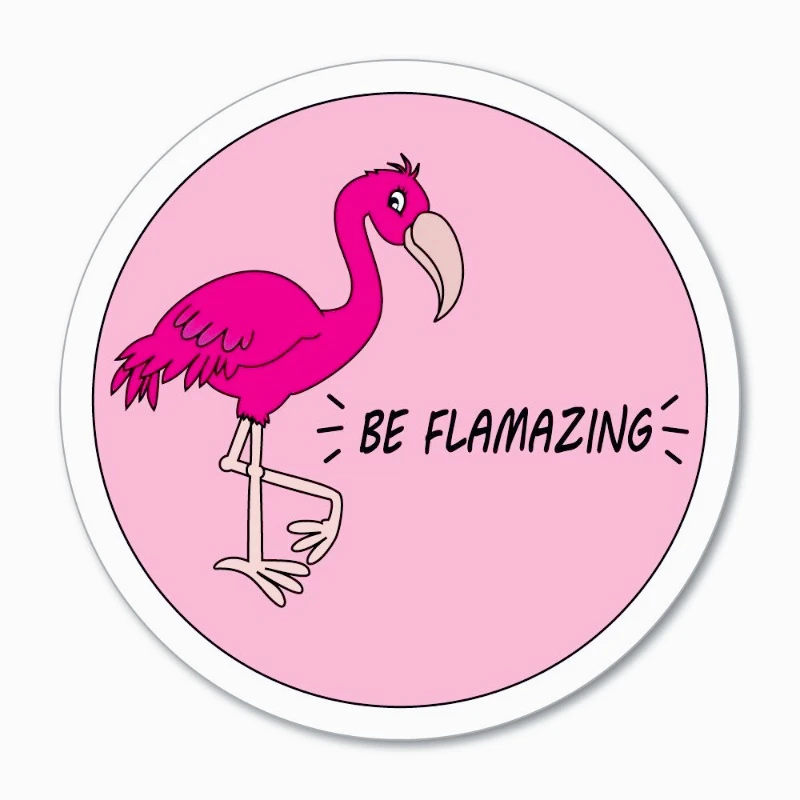 Car decoration decals Flamingo Be Flamazing Amazing Pink Bird Funny Inspo Car Sticker Decal 15cm PVC KK
Car decoration decals Flamingo Be Flamazing Amazing Pink Bird Funny Inspo Car Sticker Decal 15cm PVC KK