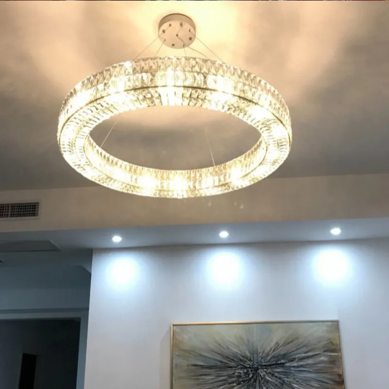 Light luxury living room crystal lamp Postmodern minimalist bedroom creative personality round atmospheric crystal chandelier
Light luxury living room crystal lamp Postmodern minimalist bedroom creative personality round atmospheric crystal chandelier