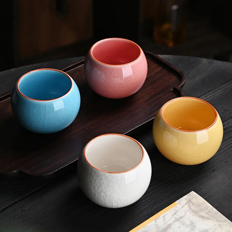 Janpanese Style Ceramic Teacup Handmade Crackle Glaze Kung Fu Tea Teaware Single Cup Household Samll Tea Bowl Master Cup New
Janpanese Style Ceramic Teacup Handmade Crackle Glaze Kung Fu Tea Teaware Single Cup Household Samll Tea Bowl Master Cup New
