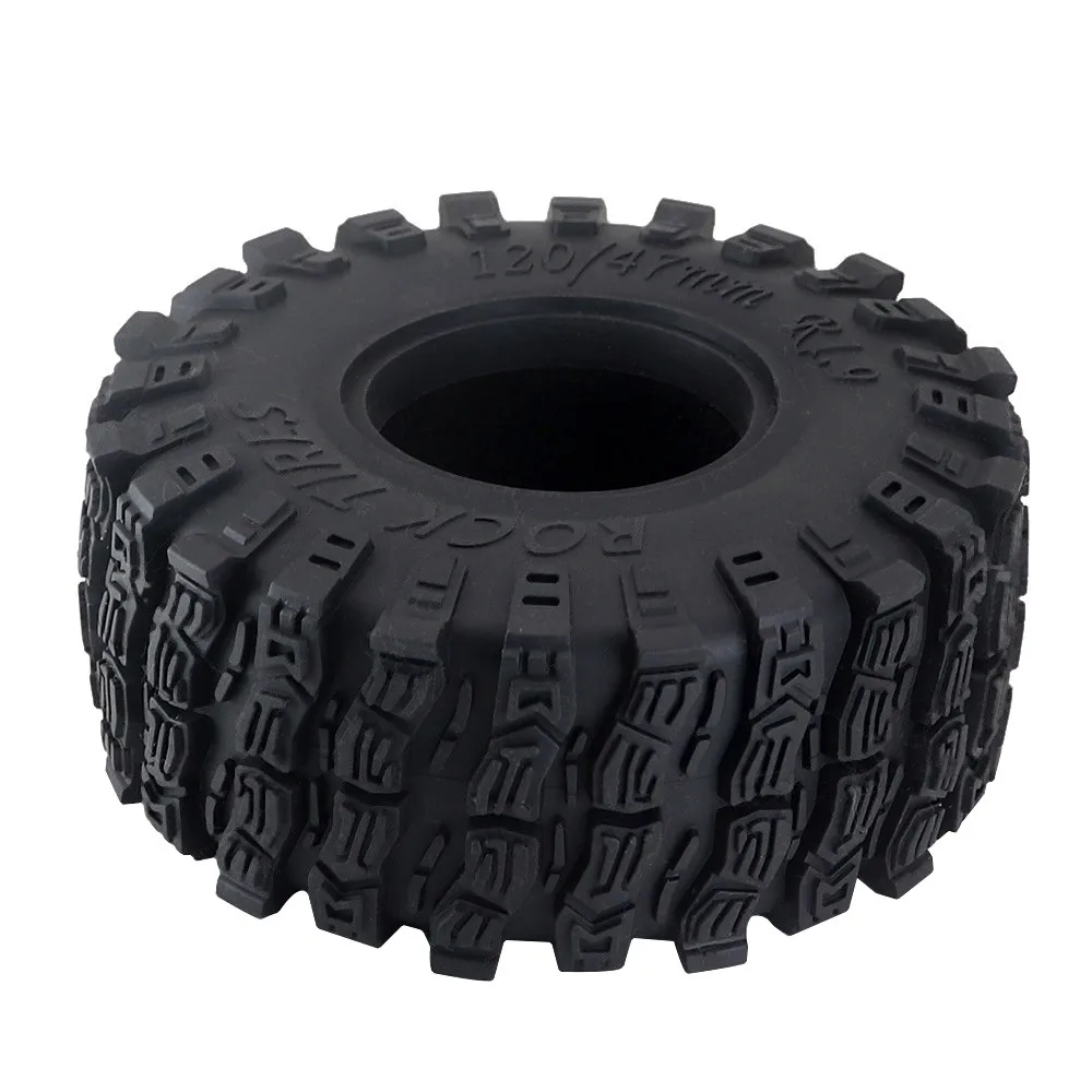1.9 Inch 120mm Rubber Tires for 1/10 Scale RC Crawler Car Compatible with Traxxas TRX4 TRX6 Axial SCX10 90046 Redcat 4WD D90 RGT
1.9 Inch 120mm Rubber Tires for 1/10 Scale RC Crawler Car Compatible with Traxxas TRX4 TRX6 Axial SCX10 90046 Redcat 4WD D90 RGT