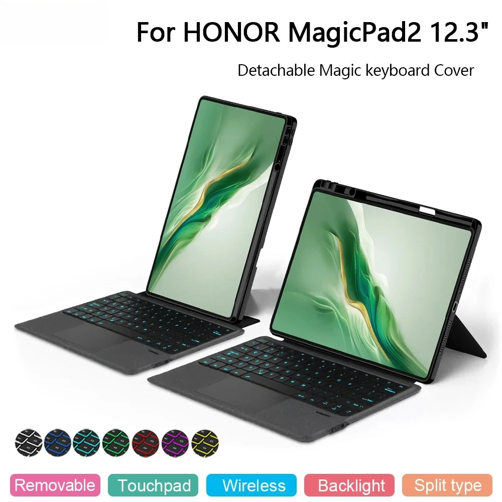 Smart Magic Keyboard For HONOR MagicPad2 12.3" Inch Tablet MagicPad 2 2024 Case Touchpad Backlight Keyboard Cover With Pen Slot
Smart Magic Keyboard For HONOR MagicPad2 12.3" Inch Tablet MagicPad 2 2024 Case Touchpad Backlight Keyboard Cover With Pen Slot