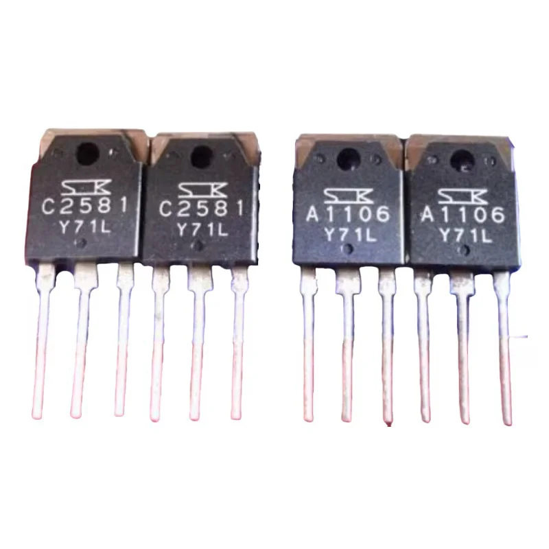 10pcs/5pairs 100% new original genuine 2SA1106 2SC2581 (5pcs 2SA1106+5pcs 2SC2581) A1106 C2581 pairing tube
10pcs/5pairs 100% new original genuine 2SA1106 2SC2581 (5pcs 2SA1106+5pcs 2SC2581) A1106 C2581 pairing tube