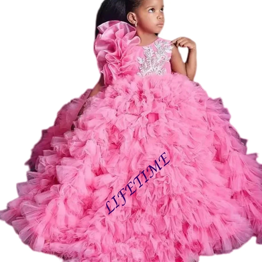 CustomizedFlower Girls Dress For Wedding Luxury Purple Tulle Puffy Applique Organza Pageant for Little Girl Princess First Commu
CustomizedFlower Girls Dress For Wedding Luxury Purple Tulle Puffy Applique Organza Pageant for Little Girl Princess First Commu