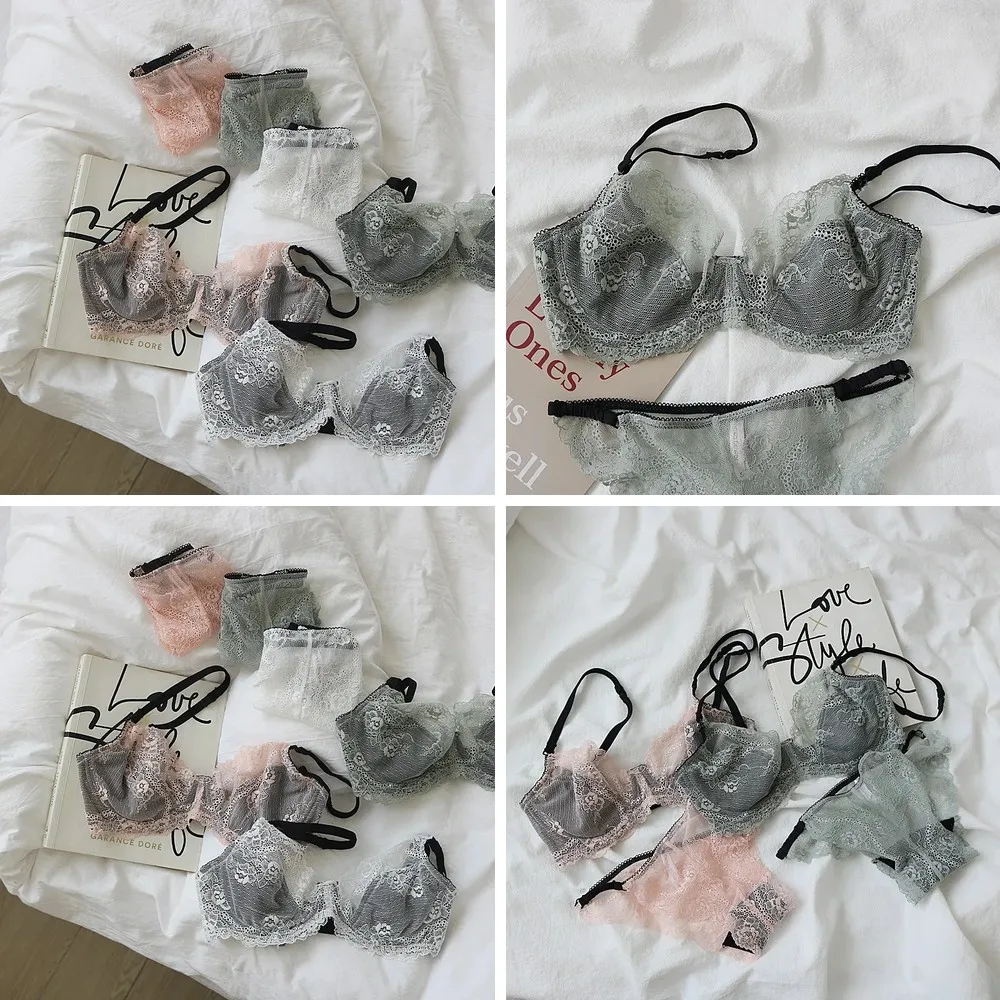 Ultra-Thin Lace Bra & Panty Set for Women, Soft Seamless Underwear for Large Bust, Comfortable Wire-Free Lingerie
Ultra-Thin Lace Bra & Panty Set for Women, Soft Seamless Underwear for Large Bust, Comfortable Wire-Free Lingerie