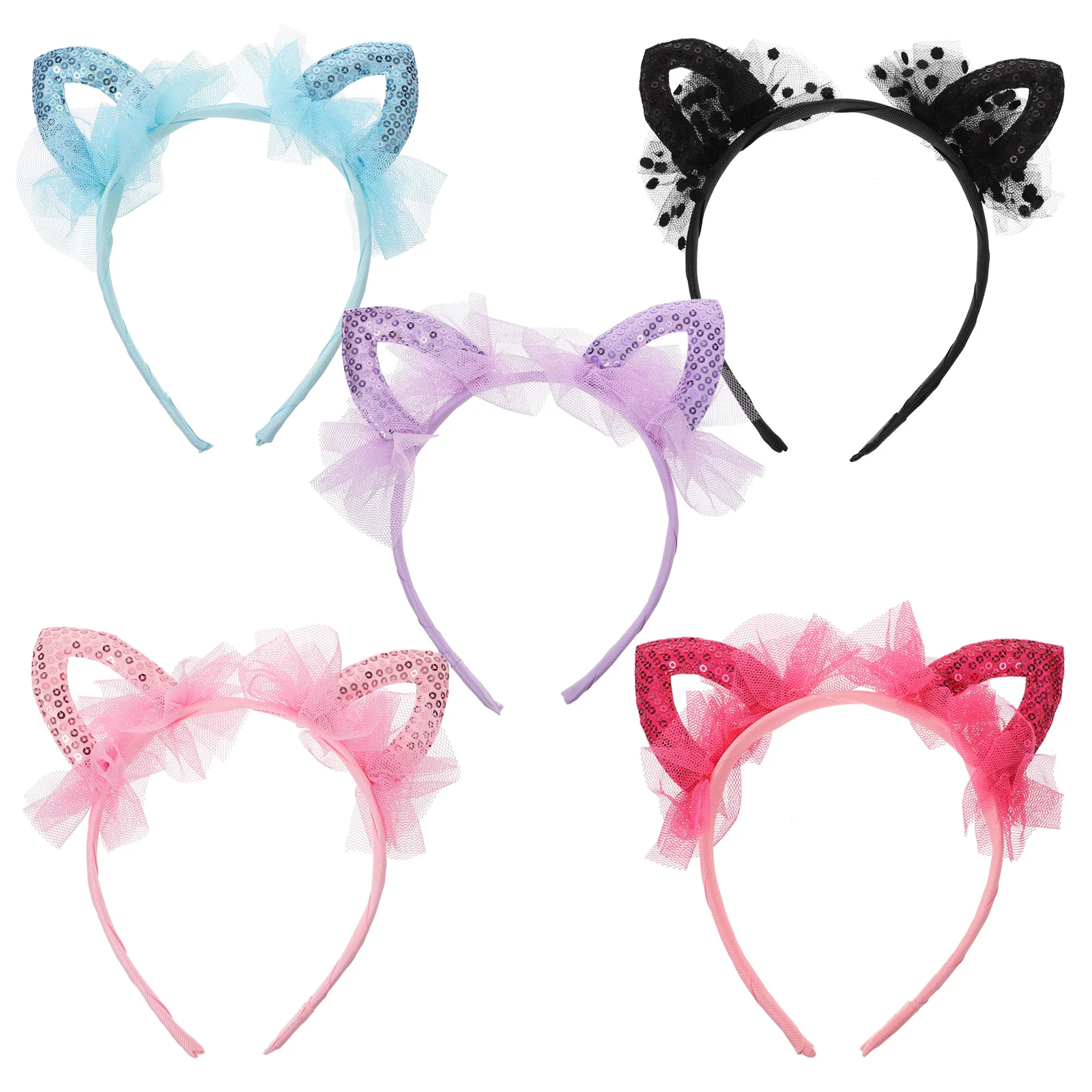 5 Pcs Ears Headb s for Girls Kids Glitter Sequin Adjustable Hair Accessories R om Girls Headb Color Children
5 Pcs Ears Headb s for Girls Kids Glitter Sequin Adjustable Hair Accessories R om Girls Headb Color Children