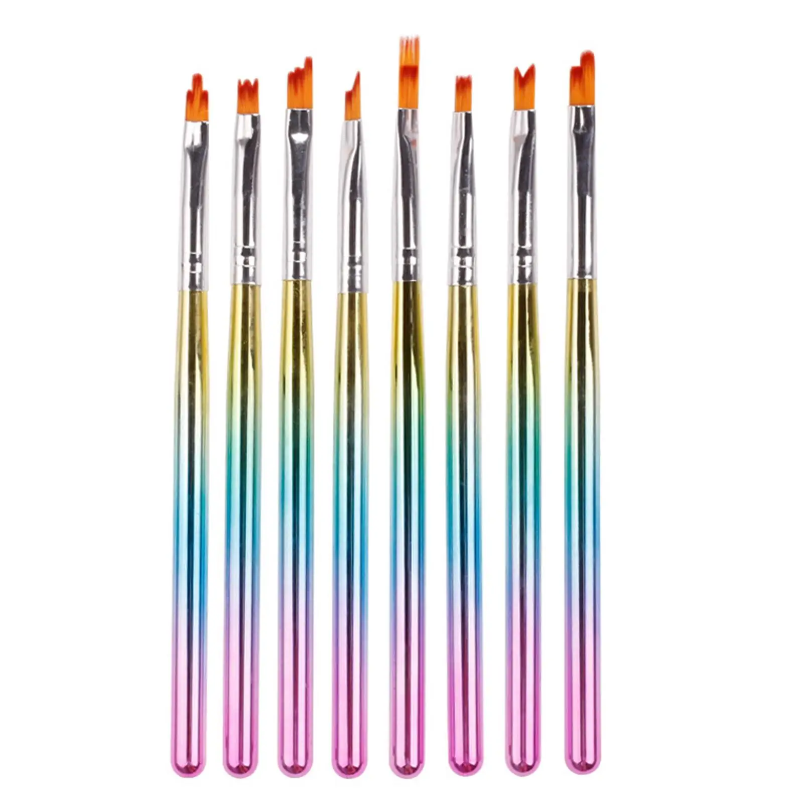 8x Nail Art Brush Pen Gradient Nail Art Design Tool Painting 3D for Girls
8x Nail Art Brush Pen Gradient Nail Art Design Tool Painting 3D for Girls