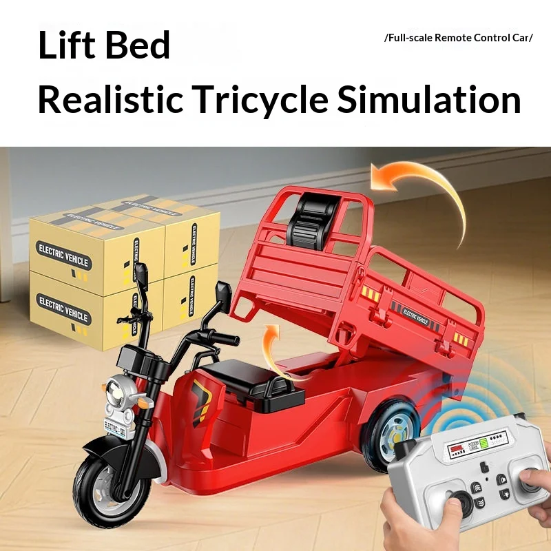 1:64 2.4G RC Mini Tricycle Full-scale Throttle Liftable Bed Remote Control Toy Vehicle Ideal Birthday Gift for Kids Boys
1:64 2.4G RC Mini Tricycle Full-scale Throttle Liftable Bed Remote Control Toy Vehicle Ideal Birthday Gift for Kids Boys