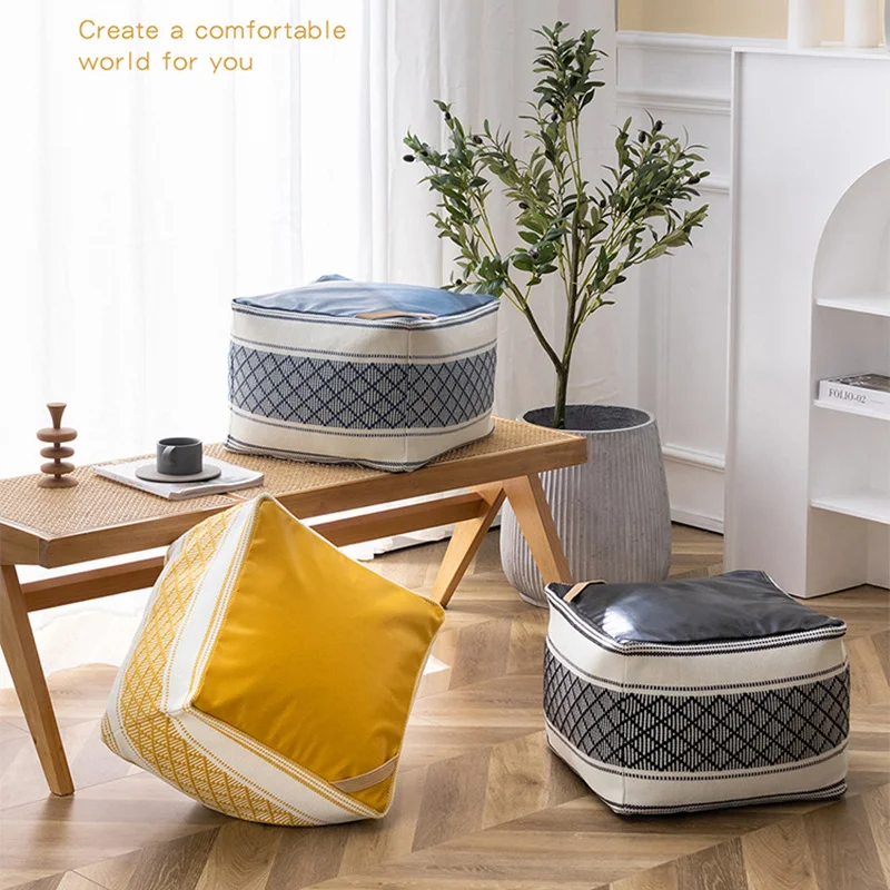 Simple Style Pouf Meditation Cushion Cover Living Room Hippie Floor Pillow Case Sofa Footstool Bedroom Tatami Unstuffed Cushion
Simple Style Pouf Meditation Cushion Cover Living Room Hippie Floor Pillow Case Sofa Footstool Bedroom Tatami Unstuffed Cushion