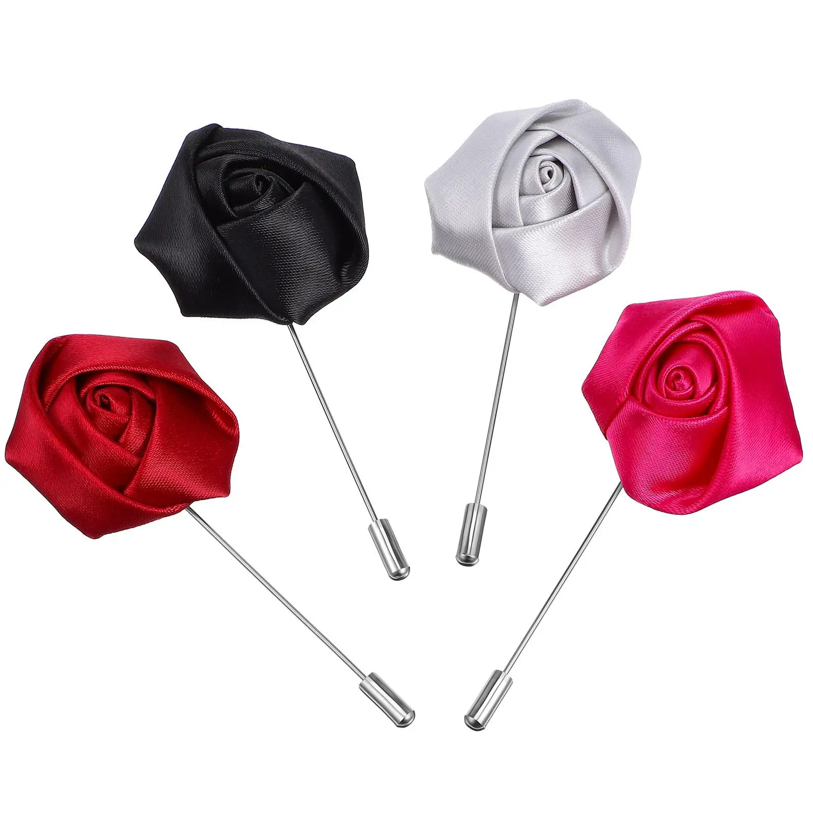 4 Pcs Brooch Lapel Pin for Men Fashion Flower Boutonniere Necklace Suit Alloy Miss Jewelry Costume Rose
4 Pcs Brooch Lapel Pin for Men Fashion Flower Boutonniere Necklace Suit Alloy Miss Jewelry Costume Rose