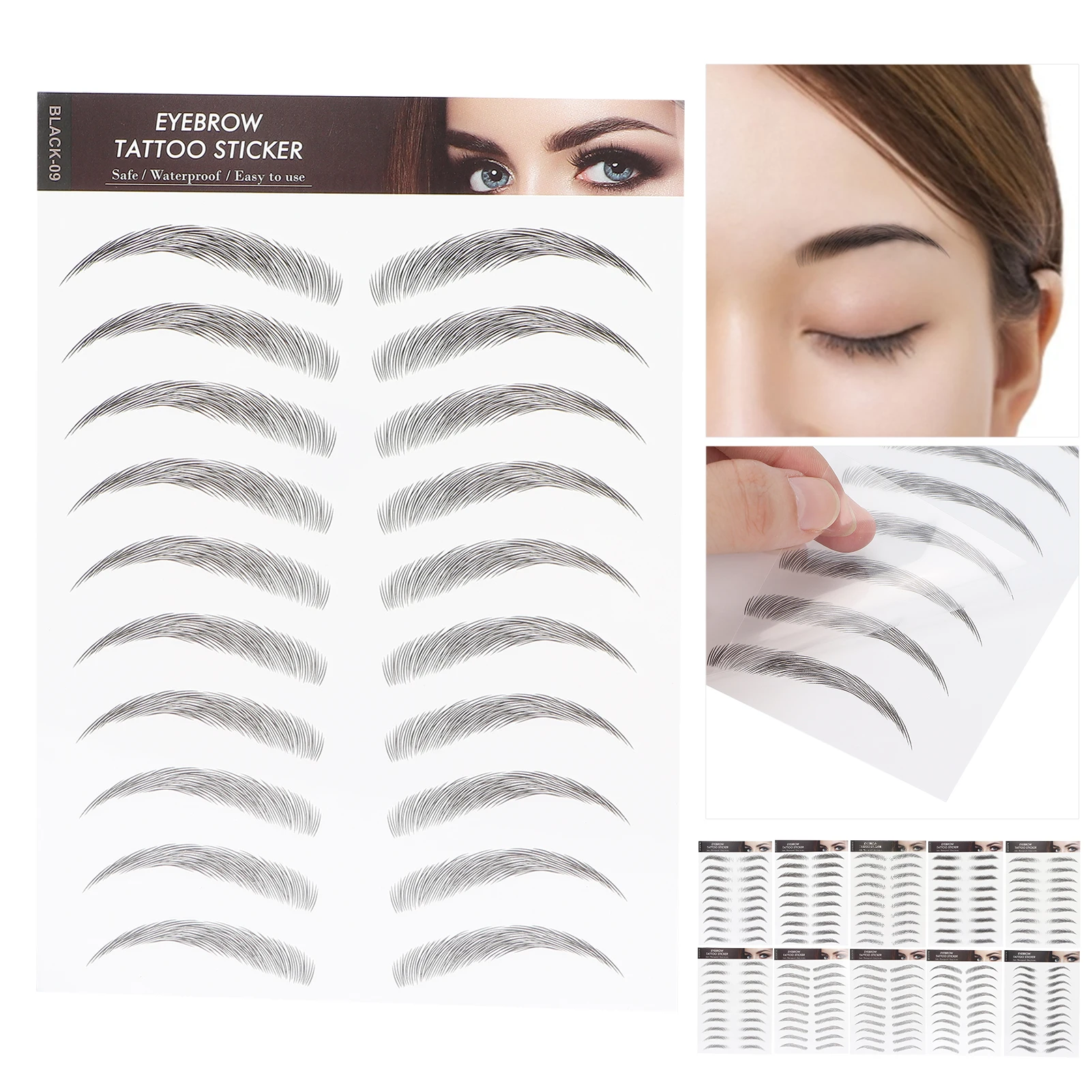 Long Lasting Eyebrow Transfers Sticker Household Portable Women Eyebrow Tattoo Sticker Waterproof Eyebrow Sticker
Long Lasting Eyebrow Transfers Sticker Household Portable Women Eyebrow Tattoo Sticker Waterproof Eyebrow Sticker