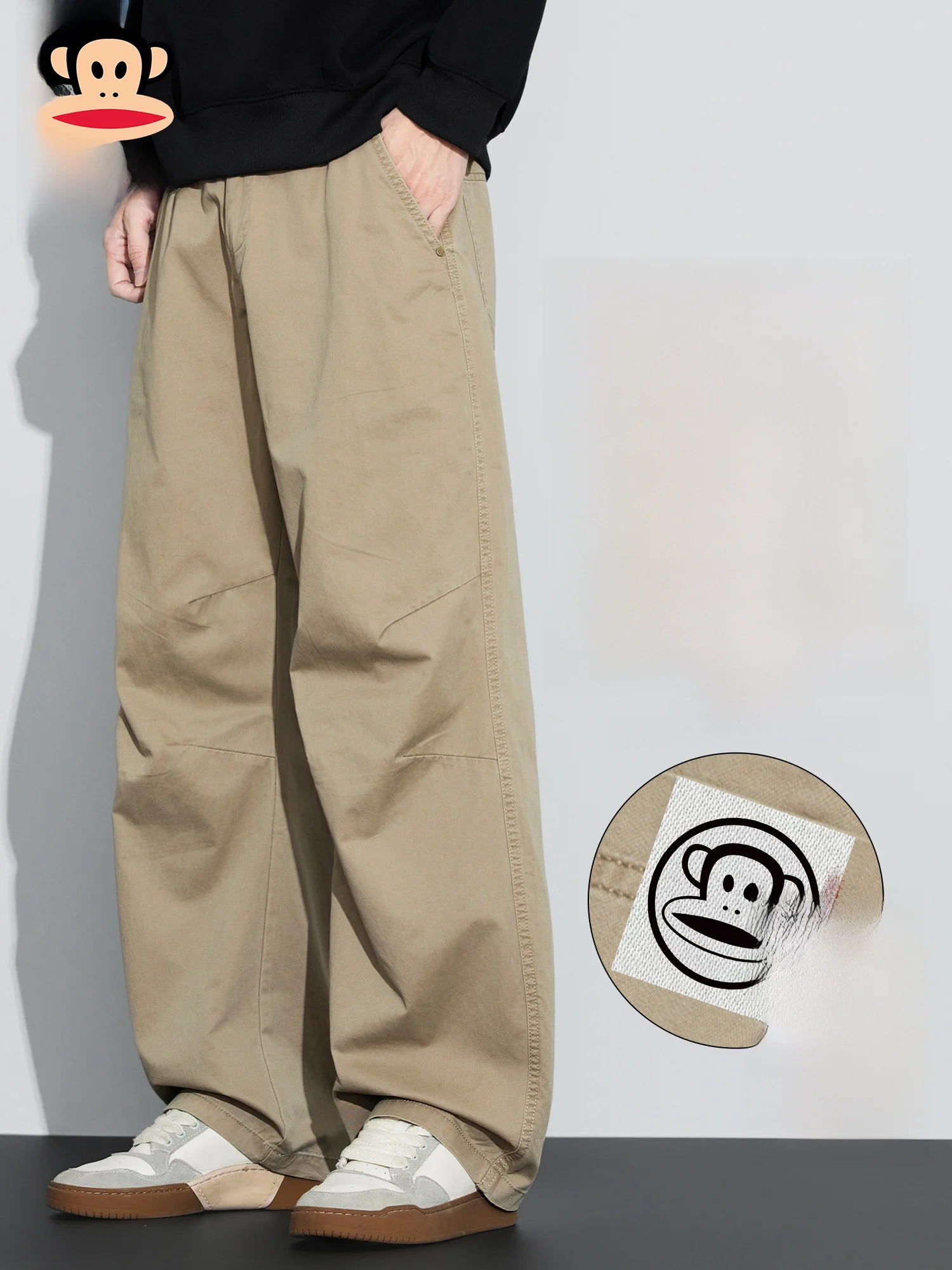 PaulFrank Pure Cotton Fce Lined Casual Trousers Men's Spring New Loose Straight Leg Warm Workwear Pants Comfortable Fit
PaulFrank Pure Cotton Fce Lined Casual Trousers Men's Spring New Loose Straight Leg Warm Workwear Pants Comfortable Fit