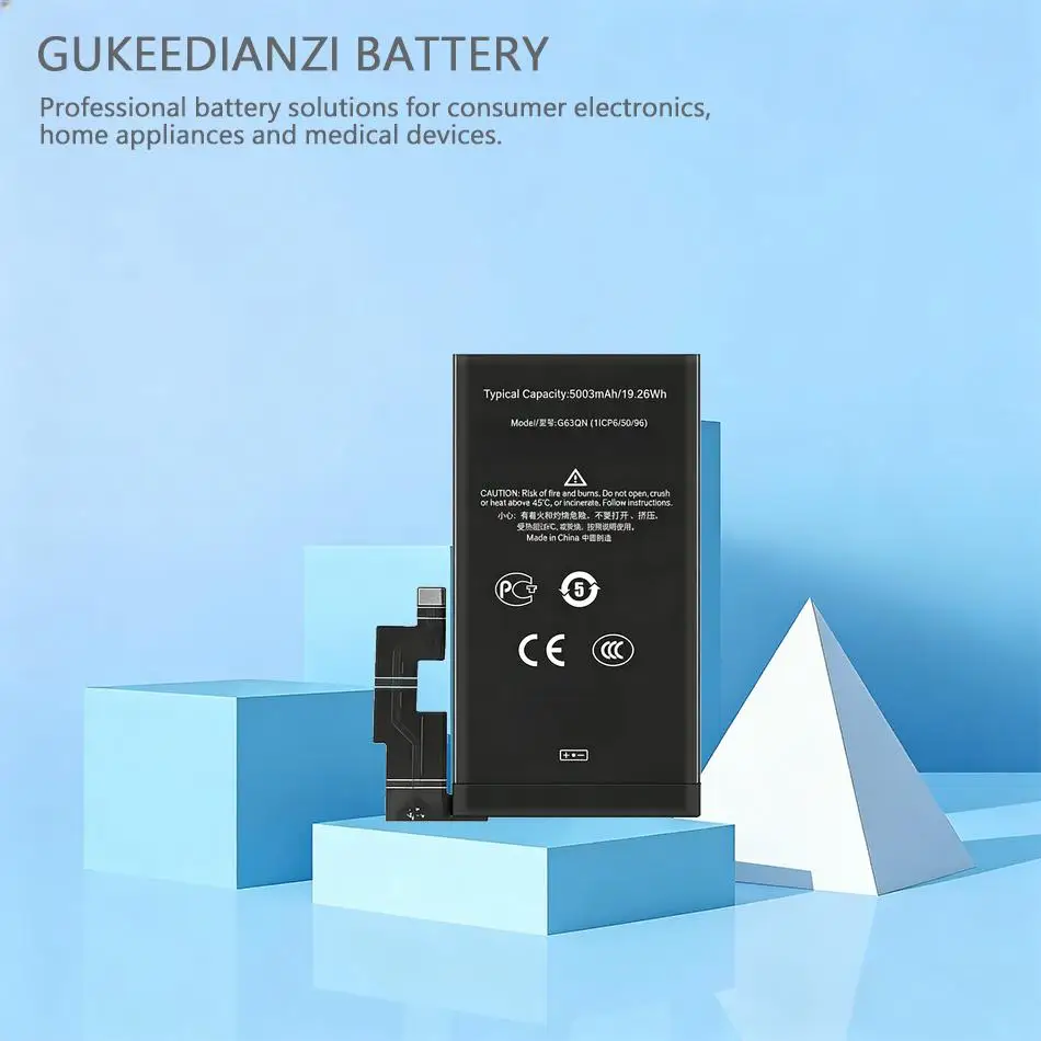 Надежная замена аккумулятора G63QN для мобильного телефона HTC Google Pixel 6 Pro, 5003 мАч
Надежная замена аккумулятора G63QN для мобильного телефона HTC Google Pixel 6 Pro, 5003 мАч