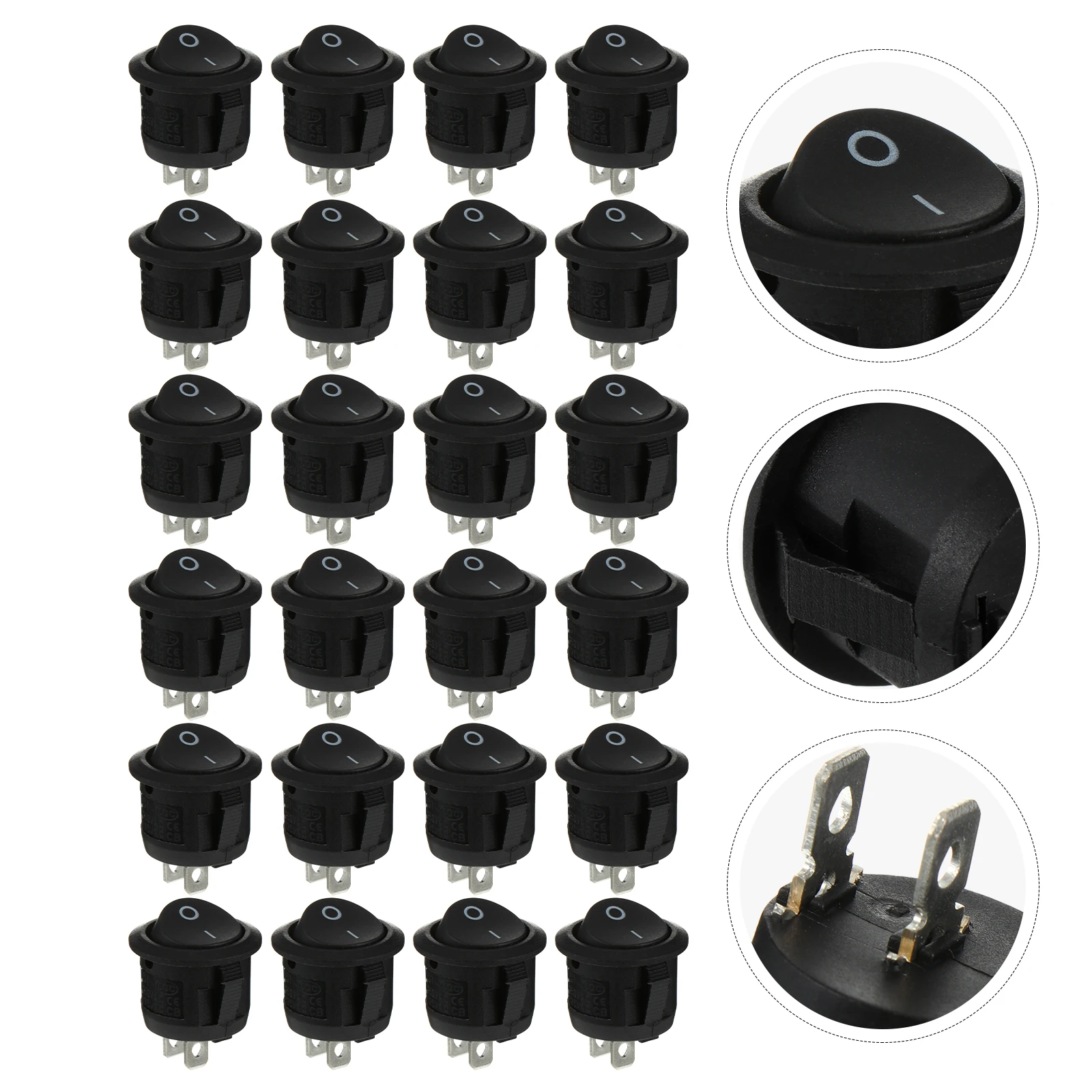Pcs 2 Pin Rocker Switch Round Spst Push Button Replacement For Car Boat On Off Toggle Latching Durable Heat Resistant Long Life
Pcs 2 Pin Rocker Switch Round Spst Push Button Replacement For Car Boat On Off Toggle Latching Durable Heat Resistant Long Life