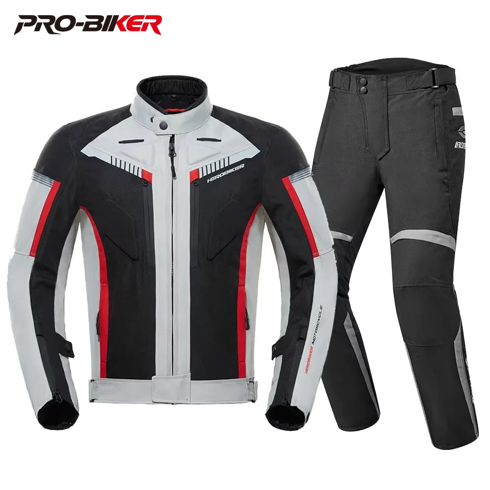 HEROBIKER Waterproof Motorcycle Jacket Men Moto Jacket Wearable Motorbike Biker Riding Racing Suit Body Armor Protection
HEROBIKER Waterproof Motorcycle Jacket Men Moto Jacket Wearable Motorbike Biker Riding Racing Suit Body Armor Protection