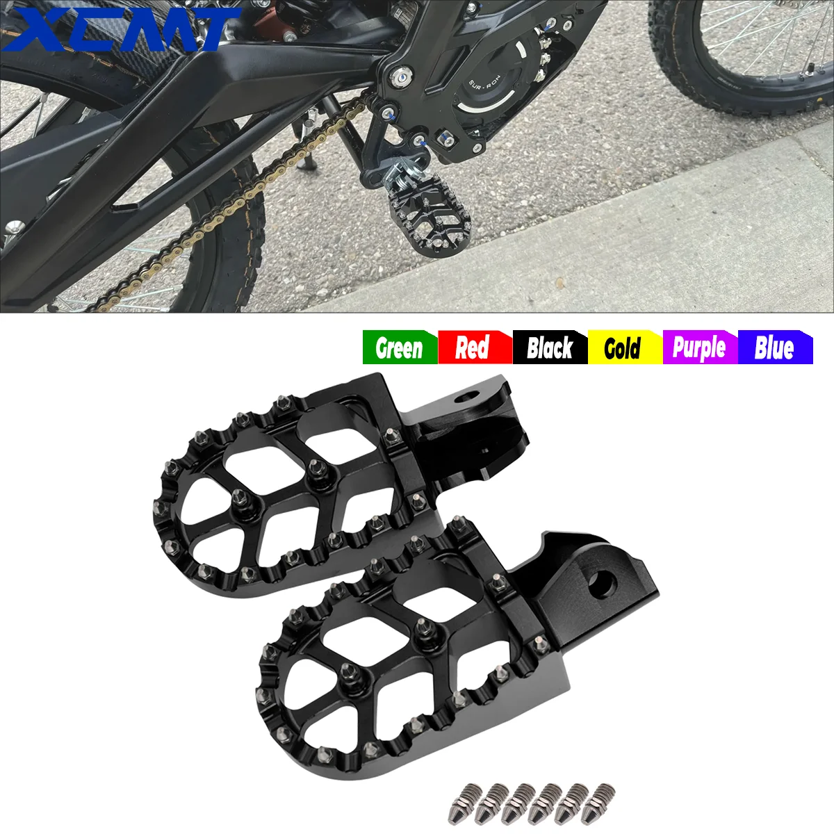 CNC Aluminum Foot Pegs Rest Footpegs Electric Motorcycle For Talaria Moto Acessorios For Sur-Ron Surron Light Bee X /S
CNC Aluminum Foot Pegs Rest Footpegs Electric Motorcycle For Talaria Moto Acessorios For Sur-Ron Surron Light Bee X /S