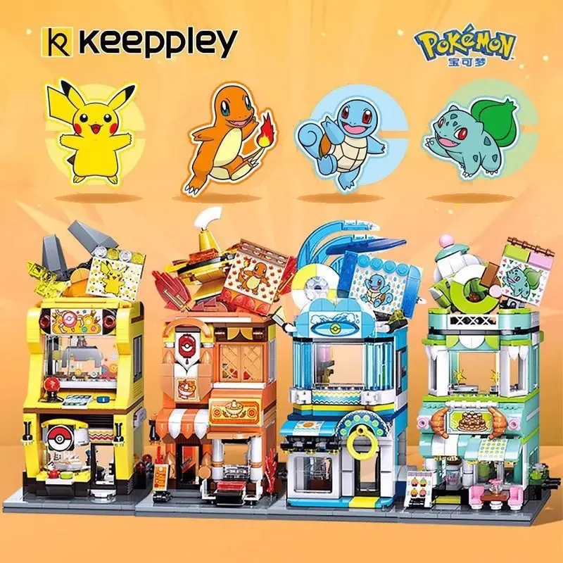 KEEPPLEY Pokemon Street View Building Blocks Toy Gift for Kids Boys Girls Birthday Present
KEEPPLEY Pokemon Street View Building Blocks Toy Gift for Kids Boys Girls Birthday Present