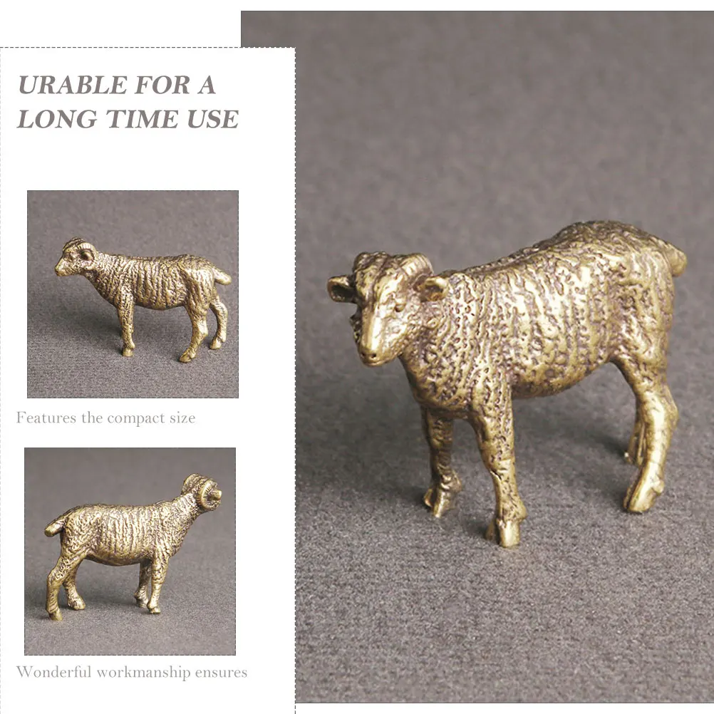 Retro Sheep Decor Figurines Brass Craft Statue Desktop Home Ornaments Durable Unique Design Practical Popular Indoor 
Retro Sheep Decor Figurines Brass Craft Statue Desktop Home Ornaments Durable Unique Design Practical Popular Indoor