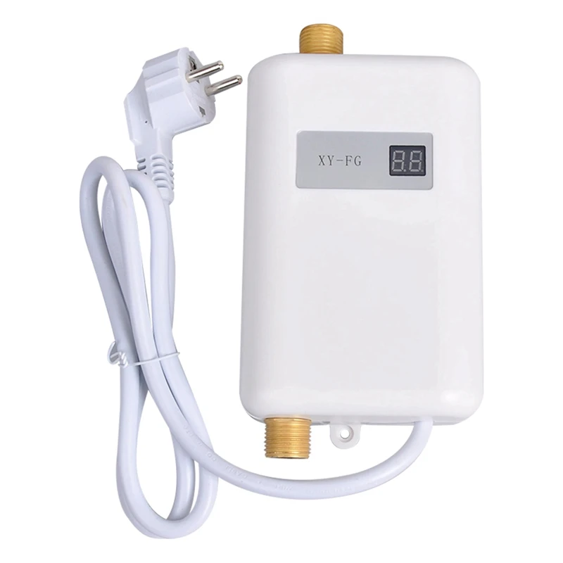 Instant Water Heater 3800W Mini Electric Tankles Hot Water Heater Digital Display For Bathroom Kitchen Washing EU Plug
Instant Water Heater 3800W Mini Electric Tankles Hot Water Heater Digital Display For Bathroom Kitchen Washing EU Plug