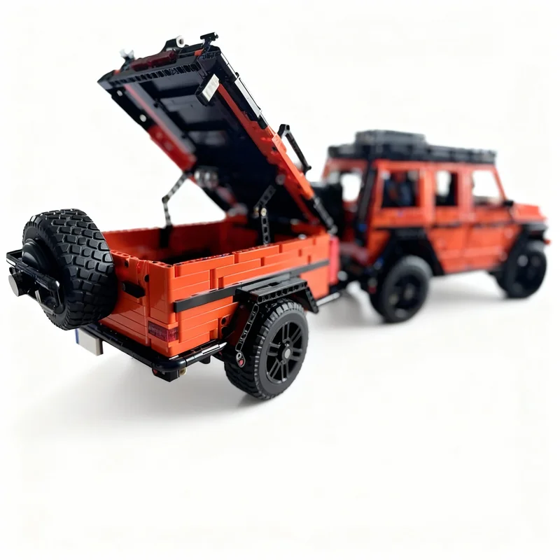 1271PCS MOC Technology Offroad Trailer Heavy Truck G500 Model DIY Creative Assembly Building Blocks Display Birthday Gift Set
1271PCS MOC Technology Offroad Trailer Heavy Truck G500 Model DIY Creative Assembly Building Blocks Display Birthday Gift Set