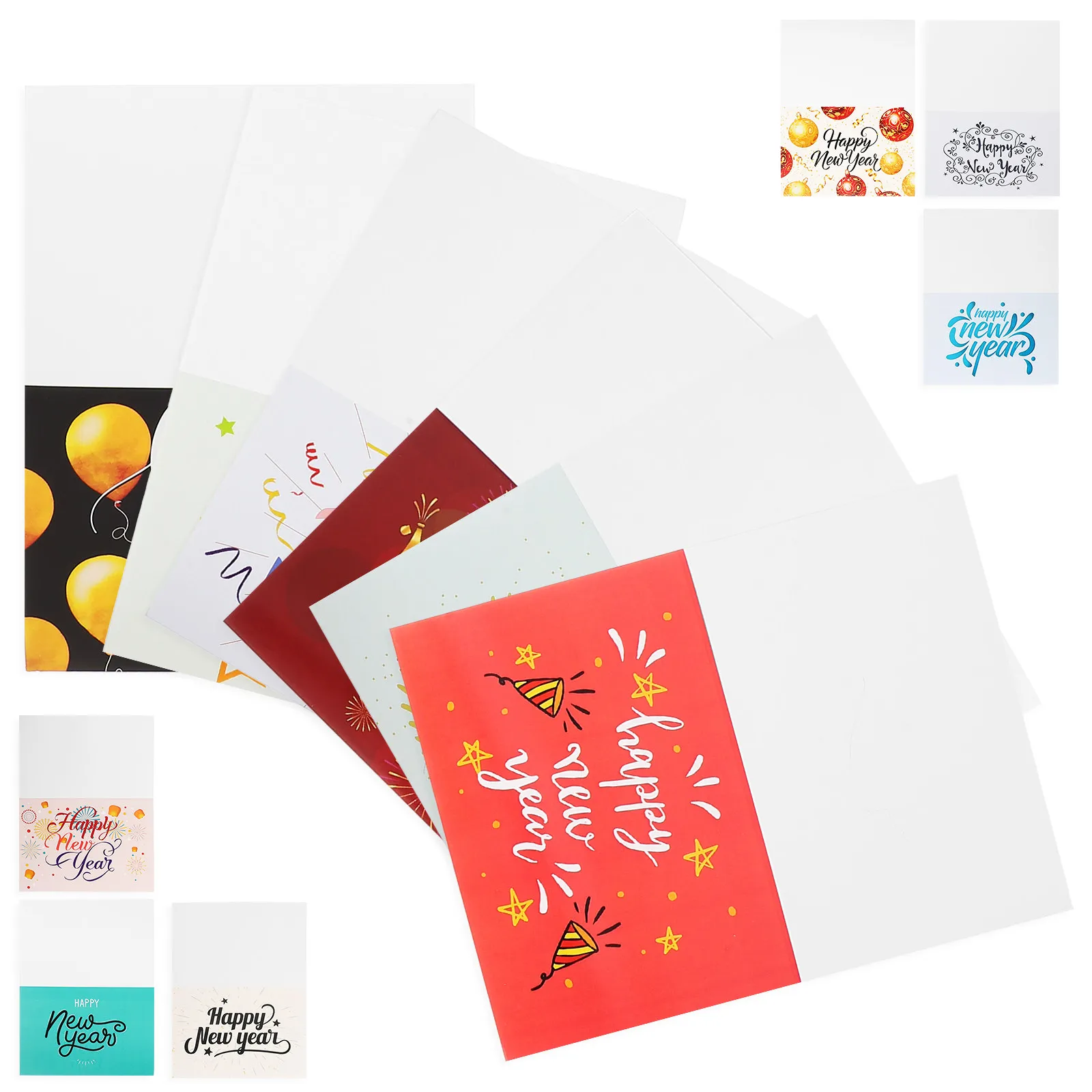 1Set Festival Invitation Cards New Year Supply Greeting Card Set Elegant Design Warm Atmosphere Holiday Cards for Friends
1Set Festival Invitation Cards New Year Supply Greeting Card Set Elegant Design Warm Atmosphere Holiday Cards for Friends