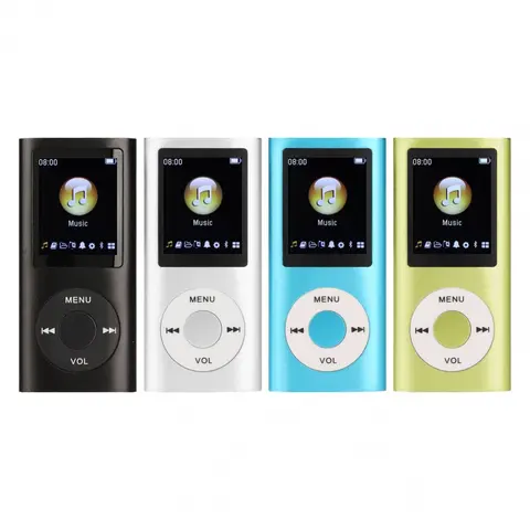 MP3 Player Stylish Multifunctional Lossless Sound Slim 1.8 Inch LCD Screen Portable MP3 Music Player