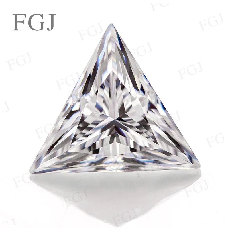 Super White Moissanite Diamond Triangle Cut With GRA VVS1 Loose Gemstone Beads Advanced DIY Jewelry Rings Earrings Making
Super White Moissanite Diamond Triangle Cut With GRA VVS1 Loose Gemstone Beads Advanced DIY Jewelry Rings Earrings Making