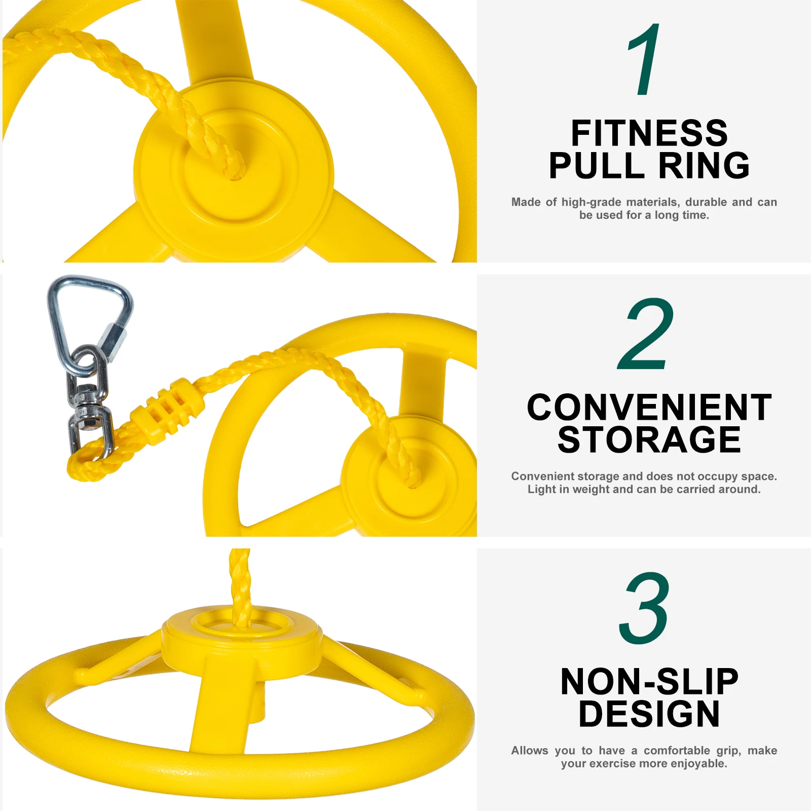 Climbing Sports Steering Wheel Gym Rings Kids Small Gymnastics Equipment Yellow Home Baby Indoor Toy Swing Plastic Fitness Ring
Climbing Sports Steering Wheel Gym Rings Kids Small Gymnastics Equipment Yellow Home Baby Indoor Toy Swing Plastic Fitness Ring