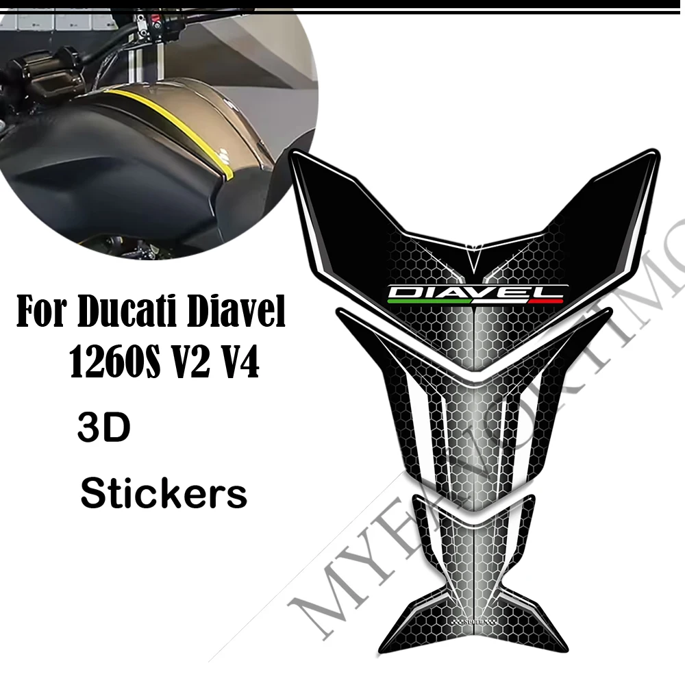 Motorcycle For Ducati Diavel 1260S 1260 S Tank Pad Gas Fuel Oil Kit Protector Fairing logo side panel 3D Stickers Decals
Motorcycle For Ducati Diavel 1260S 1260 S Tank Pad Gas Fuel Oil Kit Protector Fairing logo side panel 3D Stickers Decals