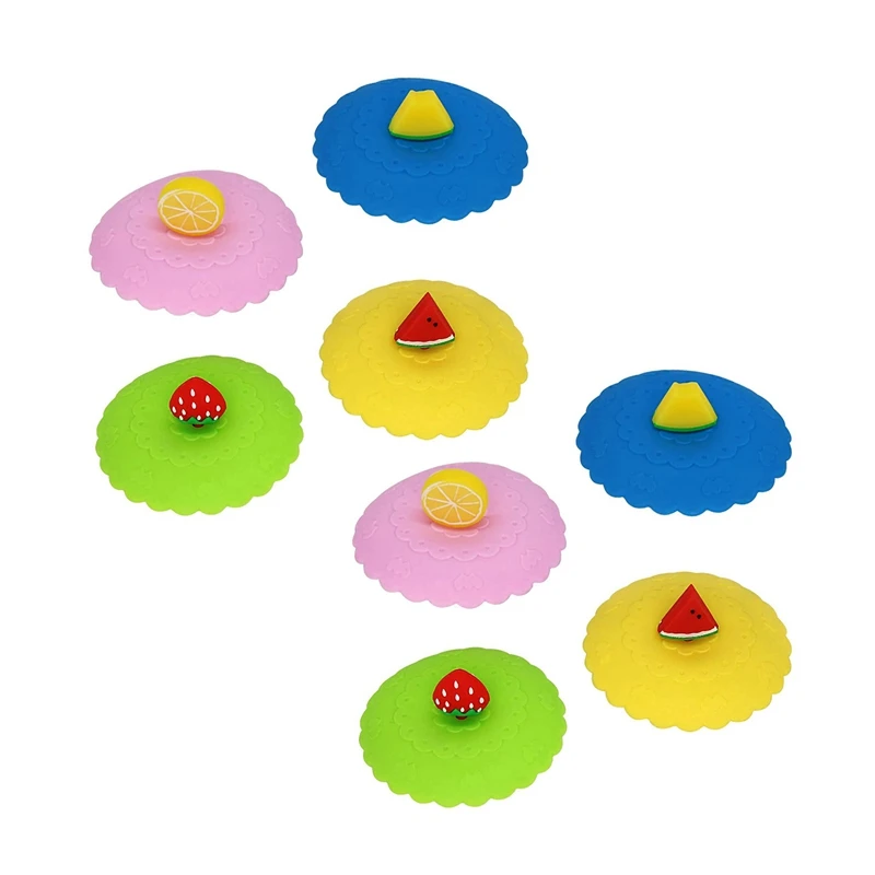 8 Pack Silicone Cup Lids, Anti-Dust Creative Fruit Glass Cup Cover Coffee Mug Suction Airtight Seal Lid Cap
8 Pack Silicone Cup Lids, Anti-Dust Creative Fruit Glass Cup Cover Coffee Mug Suction Airtight Seal Lid Cap