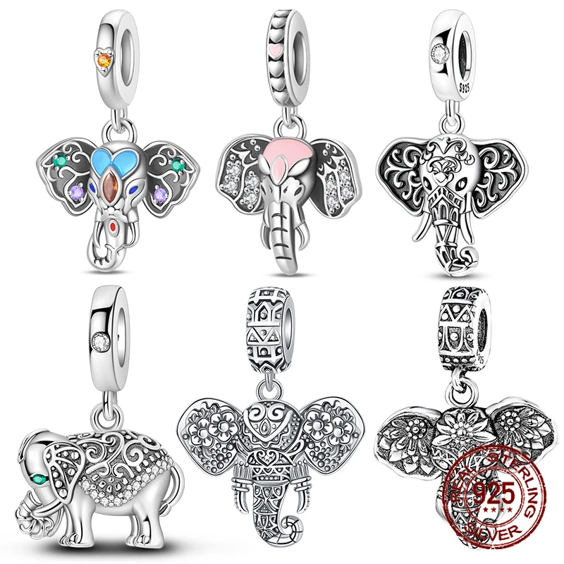 Подвески-талисманы в виде слона из стерлингового серебра 925 пробы, винтажные, в стиле бохо, для браслетов, ювелирные украшения, подарок для женщин
Подвески-талисманы в виде слона из стерлингового серебра 925 пробы, винтажные, в стиле бохо, для браслетов, ювелирные украшения, подарок для женщин