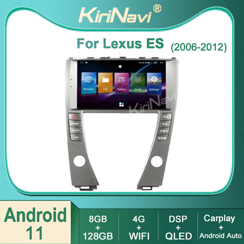 Радиоприемник kirinsi, для автомобиля Лексус ES, ES240, ES350, ES330, 2006-2012, Android 11, DVD, мультимедиа, видеопроигрыватель, стерео, GPS, 4G
Радиоприемник kirinsi, для автомобиля Лексус ES, ES240, ES350, ES330, 2006-2012, Android 11, DVD, мультимедиа, видеопроигрыватель, стерео, GPS, 4G