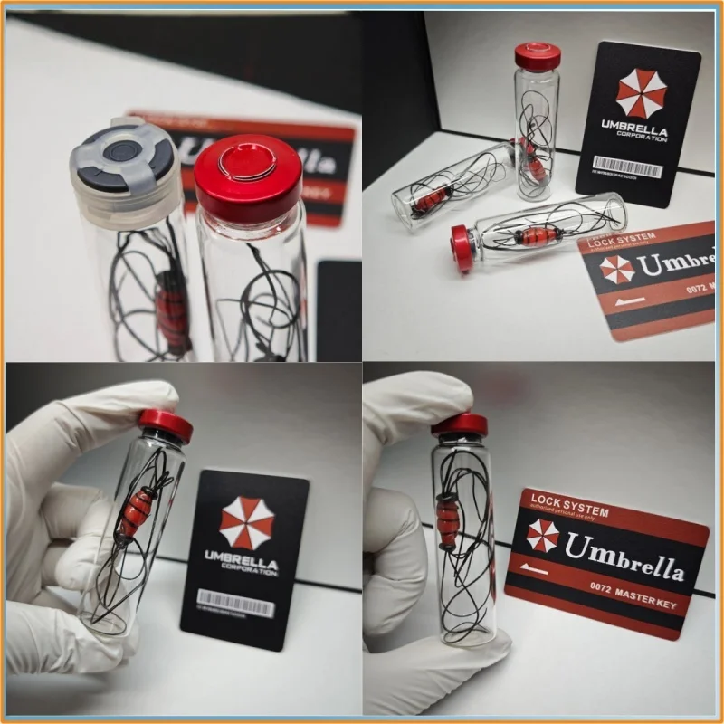 Resident Evil Biohazard Las Plagas Parasite Vial Prop T/G Реплика образца вирусов с идентификационной картой, картой доступа, игрушка-реквизит для косплея
Resident Evil Biohazard Las Plagas Parasite Vial Prop T/G Реплика образца вирусов с идентификационной картой, картой доступа, игрушка-реквизит для косплея