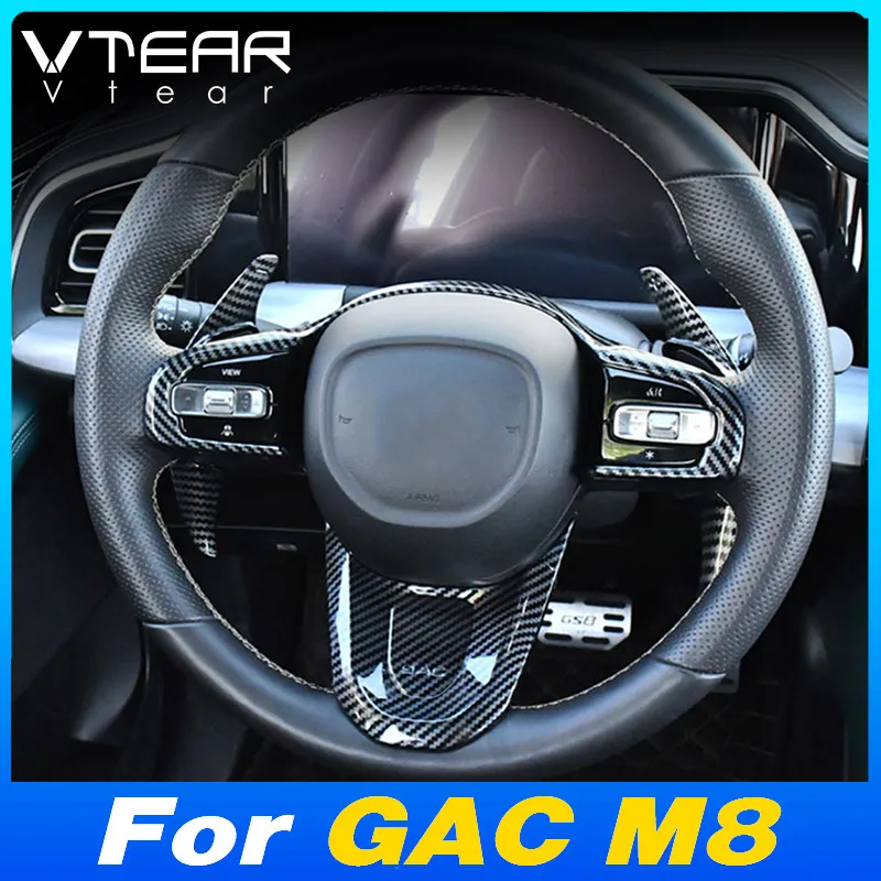 Vtear Car Steering Wheel Trim Cover Auto Interior Car-Styling Accessories Panel Decoration For Gac M8 Trumpchi 2023 2024 2025
Vtear Car Steering Wheel Trim Cover Auto Interior Car-Styling Accessories Panel Decoration For Gac M8 Trumpchi 2023 2024 2025