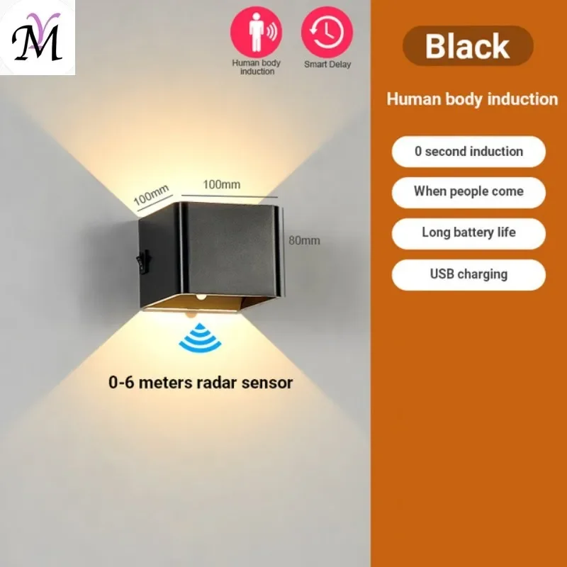 LED Rechargeable Wall Light Human Body Sensor USB Cordless Wall Night Lamp for Bedside Bedroom Corridor Wall Lights for Home
LED Rechargeable Wall Light Human Body Sensor USB Cordless Wall Night Lamp for Bedside Bedroom Corridor Wall Lights for Home