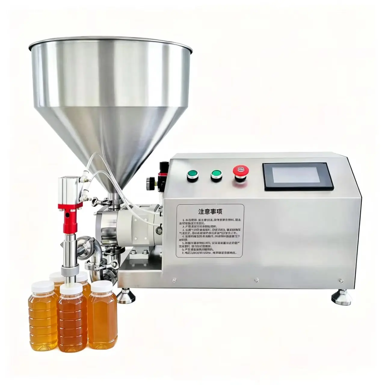 Small Desktop Stainless Steel Intelligent Quantitative Filling Machinery for Food Dessert Cream Sauce
Small Desktop Stainless Steel Intelligent Quantitative Filling Machinery for Food Dessert Cream Sauce