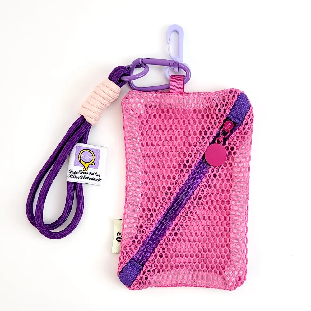 Dopamine Color Square Mesh Storage Pouch Portable Small Capacity Clear Mesh Bag Candy Color Multifuctional
Dopamine Color Square Mesh Storage Pouch Portable Small Capacity Clear Mesh Bag Candy Color Multifuctional