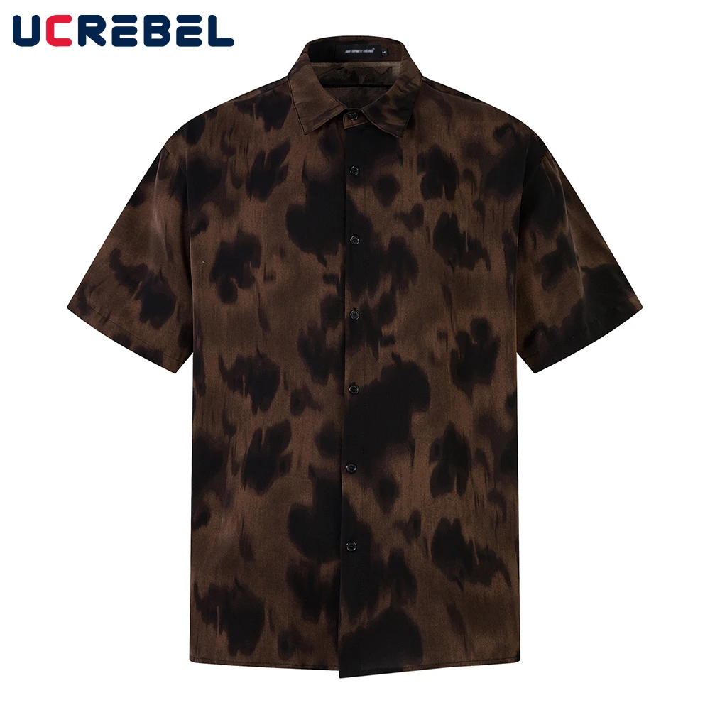 High Street Full Print Short Sleeve Shirts Mens Summer Loose Single Breasted Lapel Half-Sleeve Shirts Men Men
High Street Full Print Short Sleeve Shirts Mens Summer Loose Single Breasted Lapel Half-Sleeve Shirts Men Men