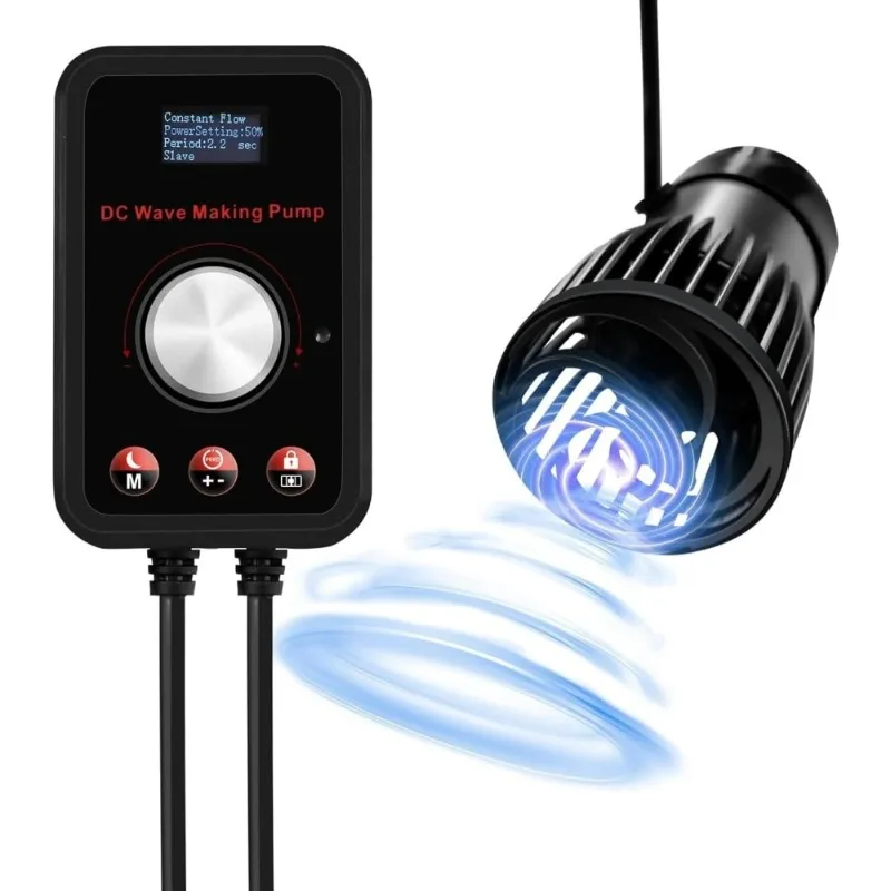 Генератор волн для аквариума 2600GPH 15W 24V DC, насос для аквариума, ультратихий, с большой производительностью, технология синусоидальных волн, для пресной воды
Генератор волн для аквариума 2600GPH 15W 24V DC, насос для аквариума, ультратихий, с большой производительностью, технология синусоидальных волн, для пресной воды