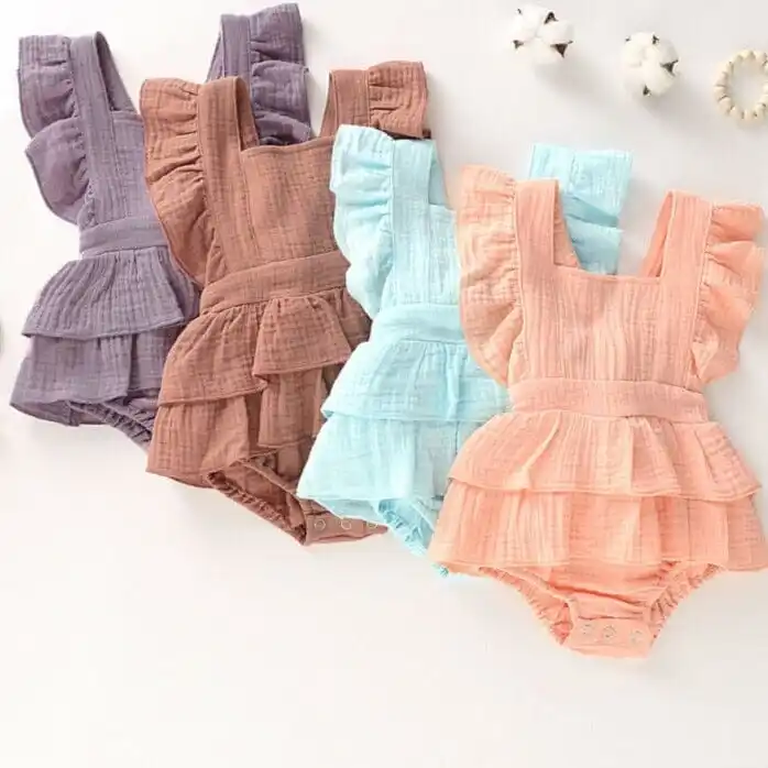2025 Summer Newborn Baby Girls Bodysuits Clothes Princess Ruffle Cotton Jumpsuit Cute Toddler Backless Lace Up Bow Beach Outfits
2025 Summer Newborn Baby Girls Bodysuits Clothes Princess Ruffle Cotton Jumpsuit Cute Toddler Backless Lace Up Bow Beach Outfits