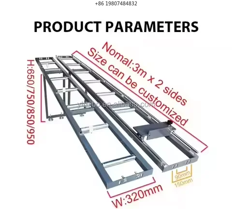Frame Manufacturing Digital Positioning Frame Roller Conveyor All-Purpose Aluminum Machine Control for Cutting & Door/Window
Frame Manufacturing Digital Positioning Frame Roller Conveyor All-Purpose Aluminum Machine Control for Cutting & Door/Window