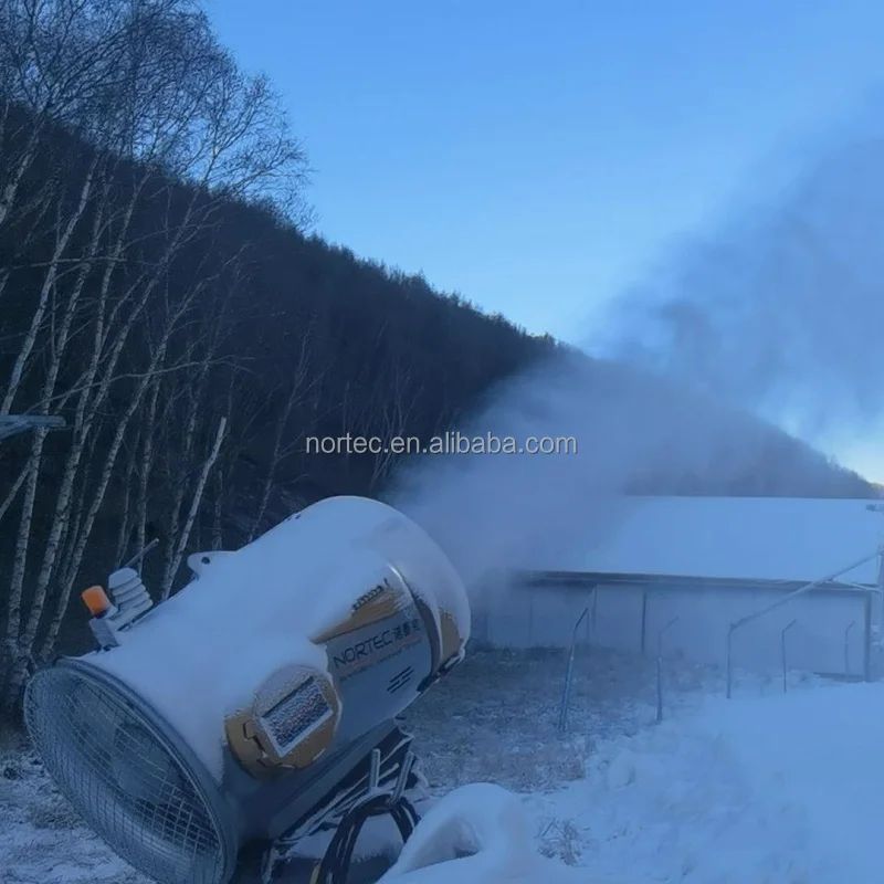 Outdoor Large Scale Ski Resort Fully Automatic Snow Making Machine Intelligent Snow Gun High Snow Conversion Efficiency