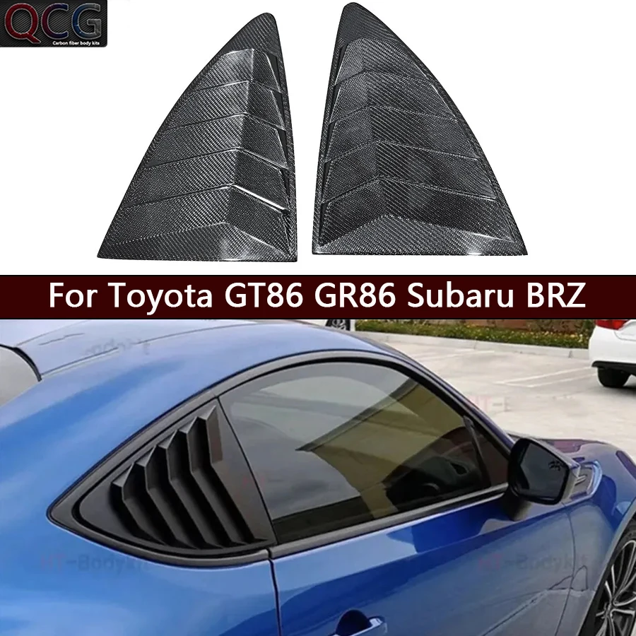 For Toyota GT86 GR86 Subaru BRZ Cabon fiber Blinds Car Rear Window Louvers Side Tuyere Vent Car Accessories Body Kit
For Toyota GT86 GR86 Subaru BRZ Cabon fiber Blinds Car Rear Window Louvers Side Tuyere Vent Car Accessories Body Kit