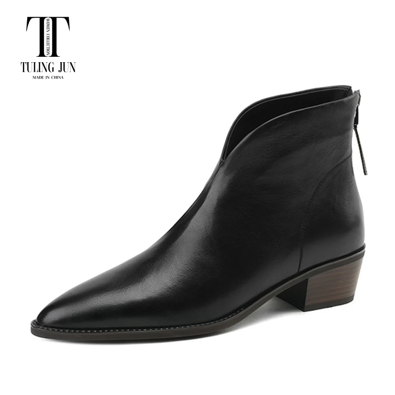 TULING JUN 2023 New Autumn Winter Chelsea Women's Boot Pointed Toe Medium Heels Simplicity Retro Neutral Shoes For Women L
TULING JUN 2023 New Autumn Winter Chelsea Women's Boot Pointed Toe Medium Heels Simplicity Retro Neutral Shoes For Women L