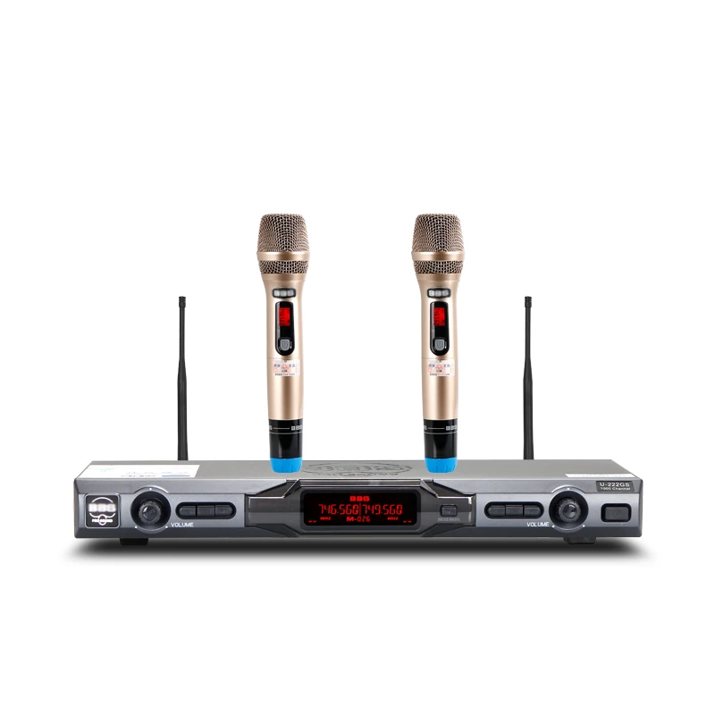 U-222GS KTV Hifi Professional Wireless Microphone U Segment With High Frequency
U-222GS KTV Hifi Professional Wireless Microphone U Segment With High Frequency
