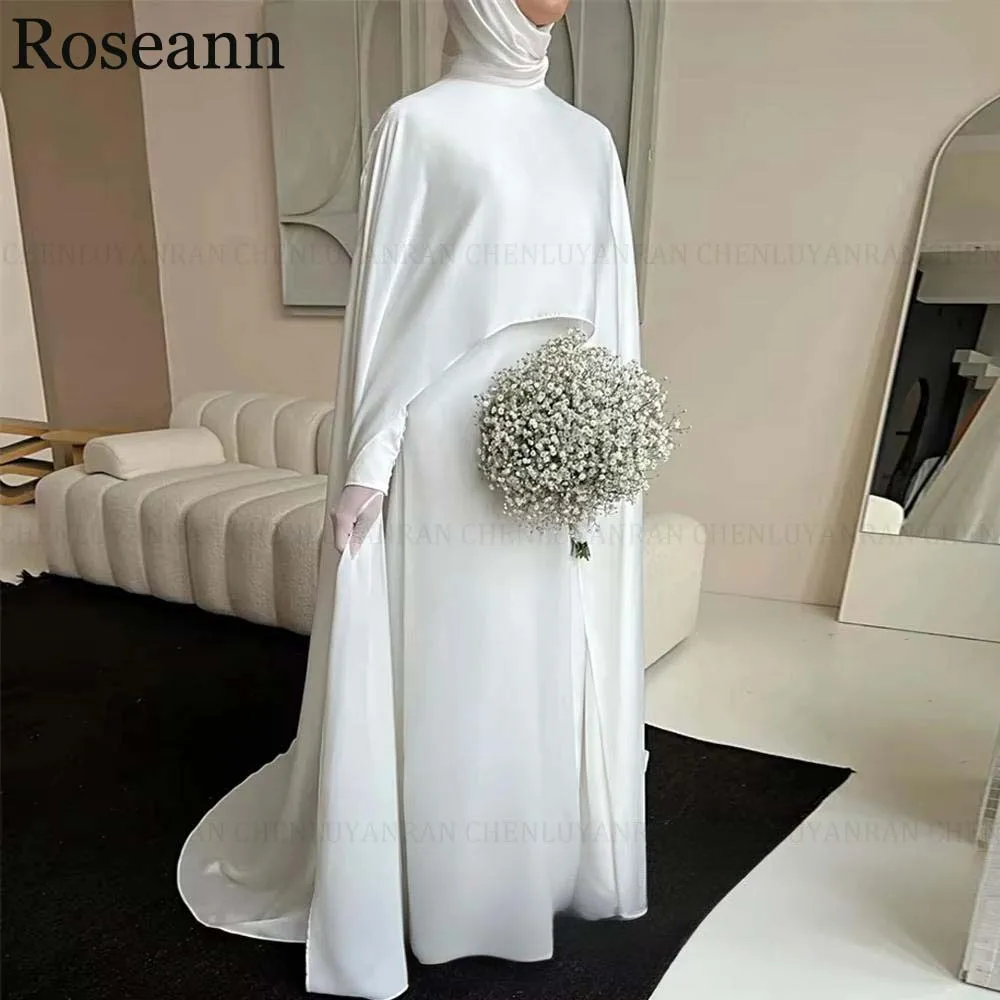 Customized Modest Muslim Wedding Dresses 2026 High Neck Bride Dress Women Long Sleeves White Civil Bride Bridal Gowns
Customized Modest Muslim Wedding Dresses 2026 High Neck Bride Dress Women Long Sleeves White Civil Bride Bridal Gowns