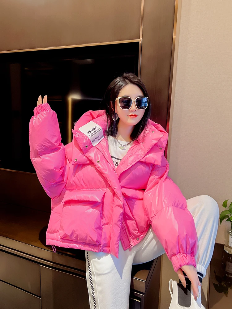 Down Cotton Jacket Women Short 2022 Winter New Cotton Parkas Warm Hooded Padded Jackets Female Candy Color Bread Coat куртка
Down Cotton Jacket Women Short 2022 Winter New Cotton Parkas Warm Hooded Padded Jackets Female Candy Color Bread Coat куртка