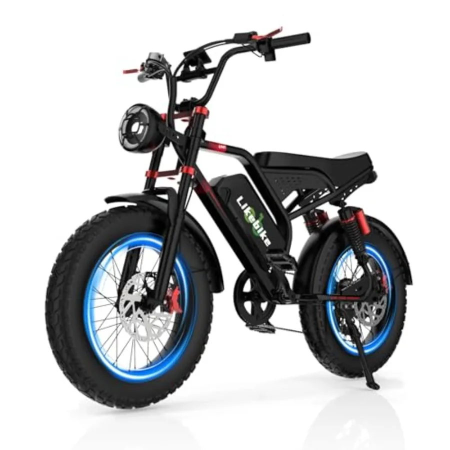 Off-road electric mountain bike for adults: 1500W/2000W/3000W peak 32/36/47MPH 20 fat tire 48V 20AH/23AH/33AH removable battery
Off-road electric mountain bike for adults: 1500W/2000W/3000W peak 32/36/47MPH 20 fat tire 48V 20AH/23AH/33AH removable battery
