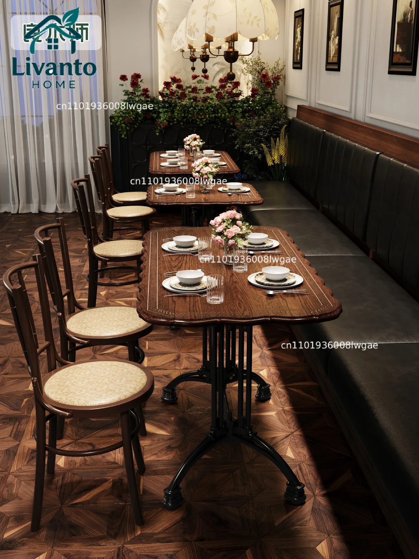 Internet Celebrity Coffee Shop Tables and Chairs Solid Wood Dining Table American Retro Restaurant Milk Tea Shop Seat Commercial
Internet Celebrity Coffee Shop Tables and Chairs Solid Wood Dining Table American Retro Restaurant Milk Tea Shop Seat Commercial