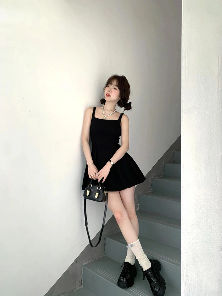 Hebe Style Short Puffy Princess Skirt Strapless Slimming Black Dress Women's Summer High Waist A-Line Dress Color
Hebe Style Short Puffy Princess Skirt Strapless Slimming Black Dress Women's Summer High Waist A-Line Dress Color